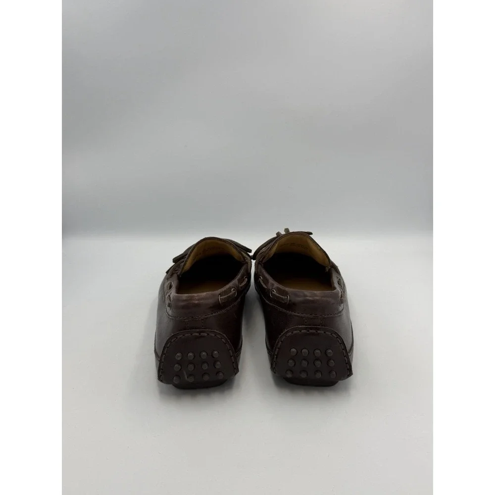 Cole Haan Grant Driver Moc Brown Leather Driving Loafers Shoes Men 8M